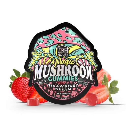 TRE House Magic Mushroom Gummies Strawberry Dream