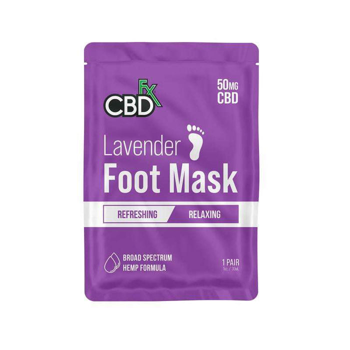 CBDfx CBD Foot Masks – Lavender 50mg