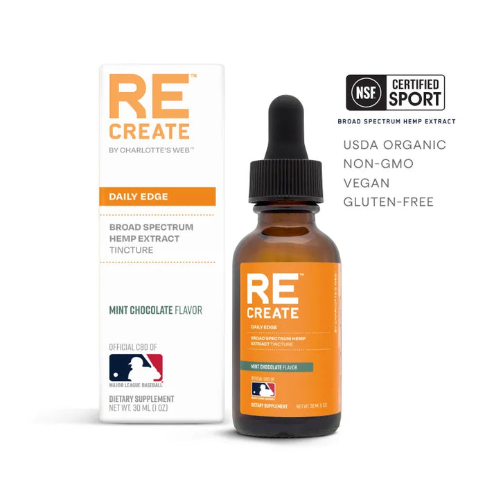Introducing ReCreate™ Daily Edge Tincture by Charlotte’s Web™