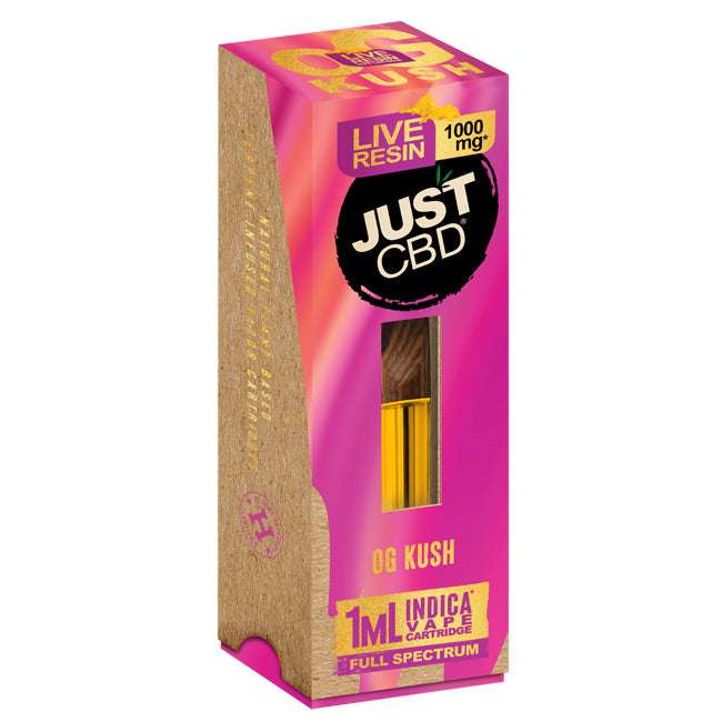 JustCBD OG Kush Live Resin Cartridge – 1000mg