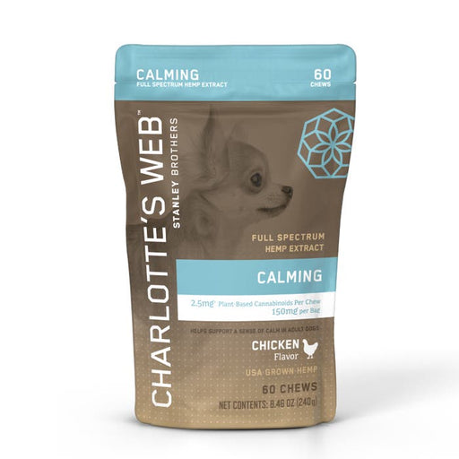 Charlotte's Web Calming CBD Chews for Dogs 60 count