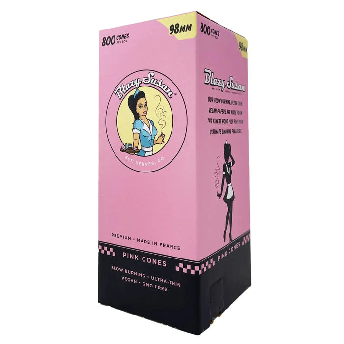 Pink Pre Rolled Cones | 98mm | 800 Count
