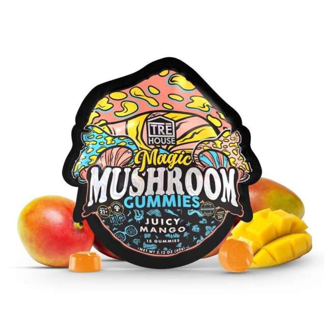 TRE House Magic Mushroom Gummies Juicy Mango