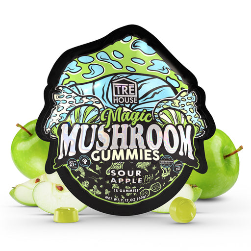 TRE House Magic Mushroom Gummies -  Sour Apple Flavor