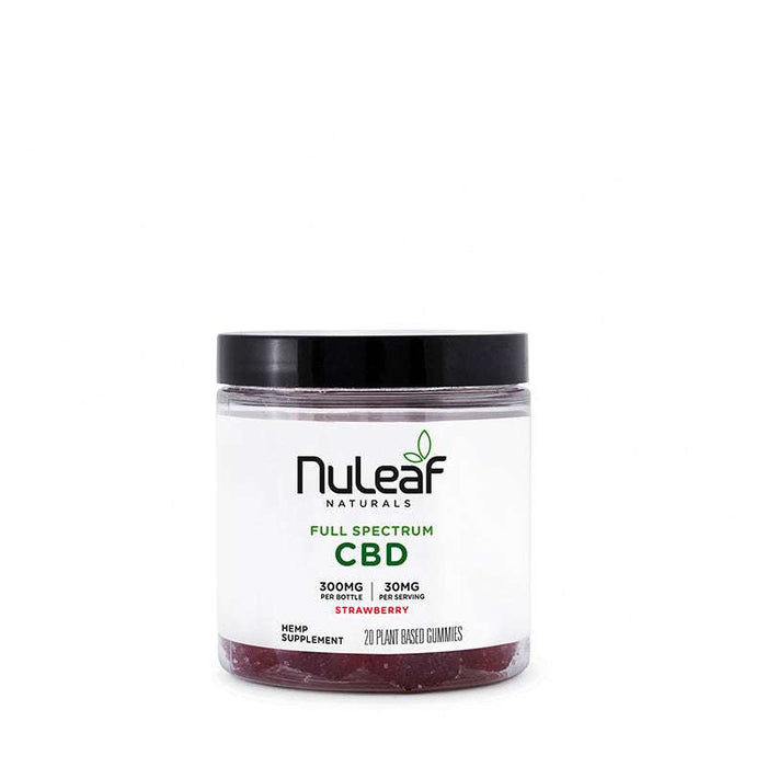 Nuleaf Naturals Full Spectrum CBD Gummies strawberry 20ct
