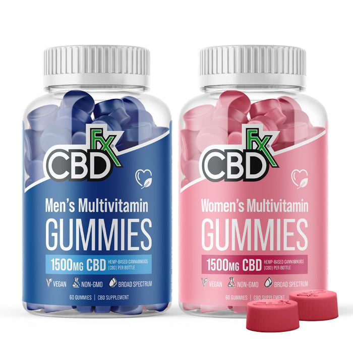 CBDFx Multivitamin CBD Gummies For Women & Men 1500mg