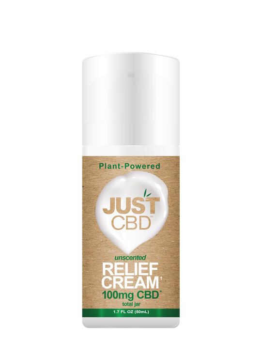 JustCBD CBD Infused Relief Cream Airless Pump