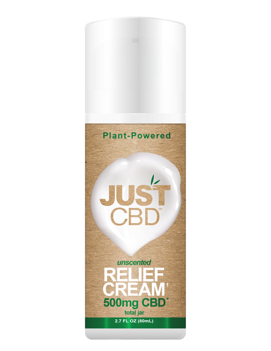 JustCBD CBD Infused Relief Cream Airless Pump