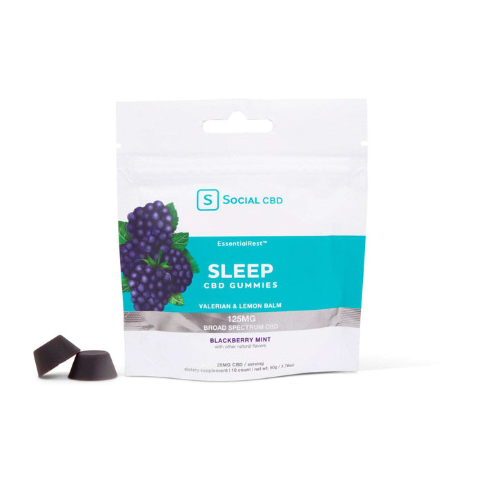 Sleep CBD Gummies Blackberry Mint 10ct