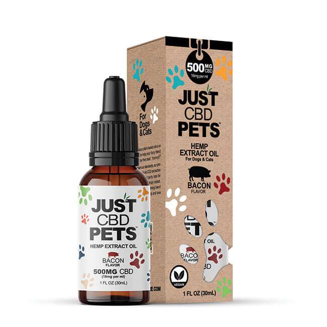 JustCBD Oil For Dogs Flavored 100-500mg