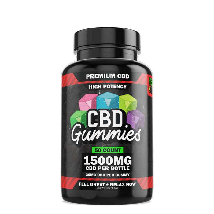 High Potency CBD Gummies 1500mg 50ct