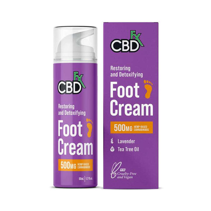 CBDfx CBD Foot Cream – Lavender 500mg