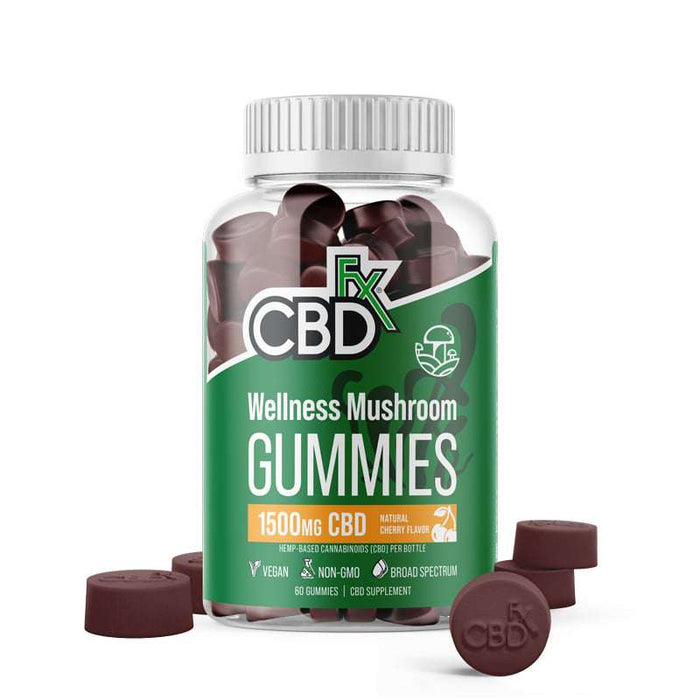 CBDfx CBD Gummies With Mushrooms for Wellness