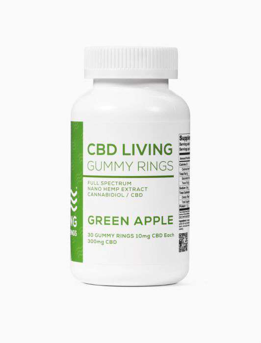 Green Apple CBD Gummy Rings - iHemp Empire