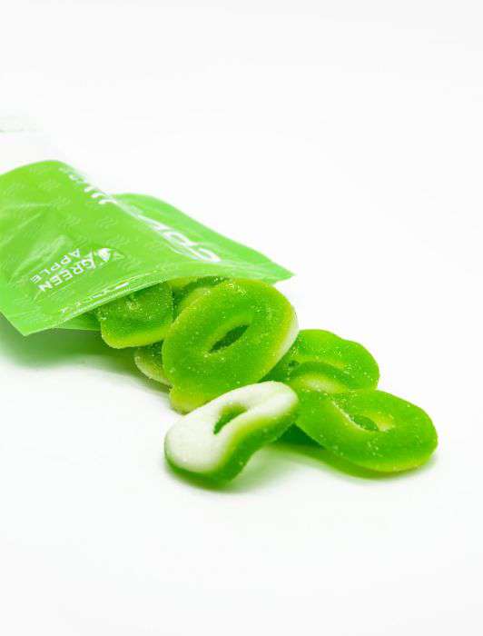 Green Apple CBD Gummy Rings - iHemp Empire