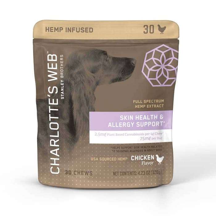 Charlotte's Web, Skin Health & Allergy Support CBD Dog Chews