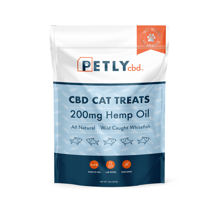 NanoCraft CBD Petly CBD Cat Treats - Fish Flavored